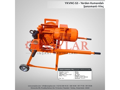 Yerden Kumandalı Şanzımanlı Vinç - 2