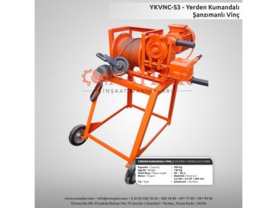 Yerden Kumandalı Şanzımanlı Vinç - 5