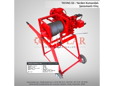 Yerden Kumandalı Şanzımanlı Vinç - 0