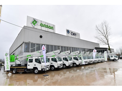 12 Mt Araç Üstü Eklemli Platform / Ansan Aep.12  - 2