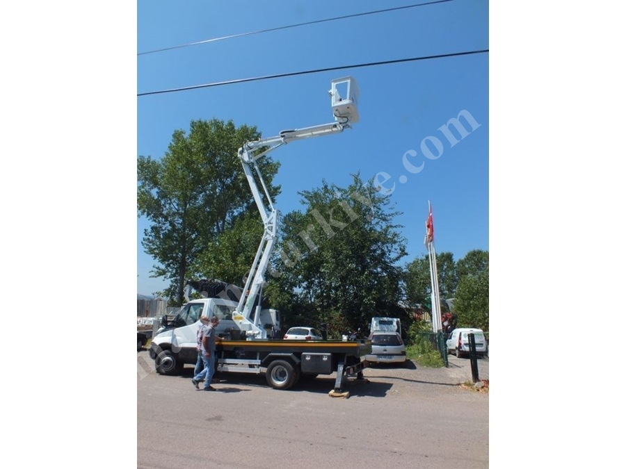 16 Mt Araç Üstü Eklemli&Teleskopik Platform / Ansan Aetp.16 
