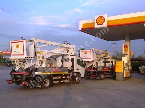 18 Mt Araç Üstü Eklemli&Teleskopik Platform / Ansan Aetp.18 