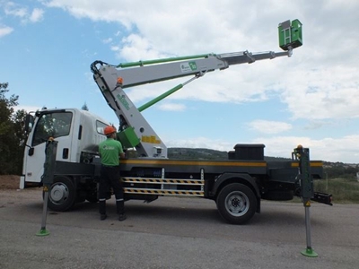 20 Mt Araç Üstü Teleskopik Platform / Ansan Atp.20 Ansan Atp.20 