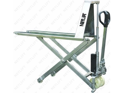Manuel Makaslı Paslanmaz Transpalet 1000 Kg / Netlift Nl-Slp 10 - 0