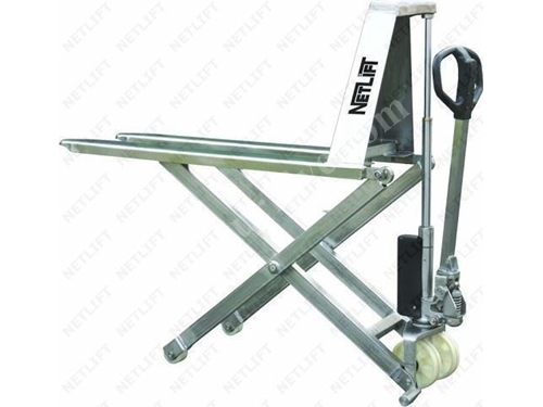 Manuel Makaslı Paslanmaz Transpalet 1000 Kg / Netlift Nl-Slp 10