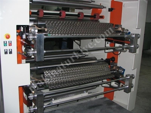 4 Renk Stack Sistem Flexo Baskı Makinası AC 4110