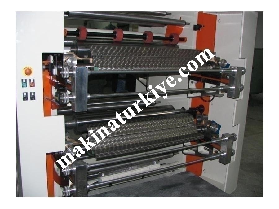 4 Renk Stack Sistem Flexo Baskı Makinası AC 4110