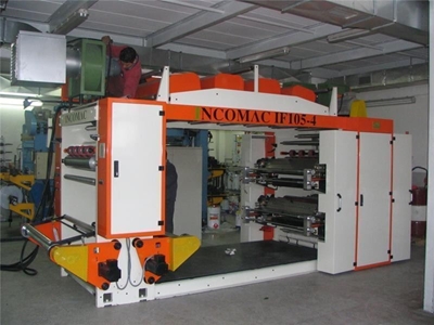 4 Renk Stack Sistem Flexo Baskı Makinası AC 4110 - 10