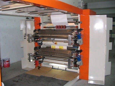 4 Renk Stack Sistem Flexo Baskı Makinası AC 4110 - 13