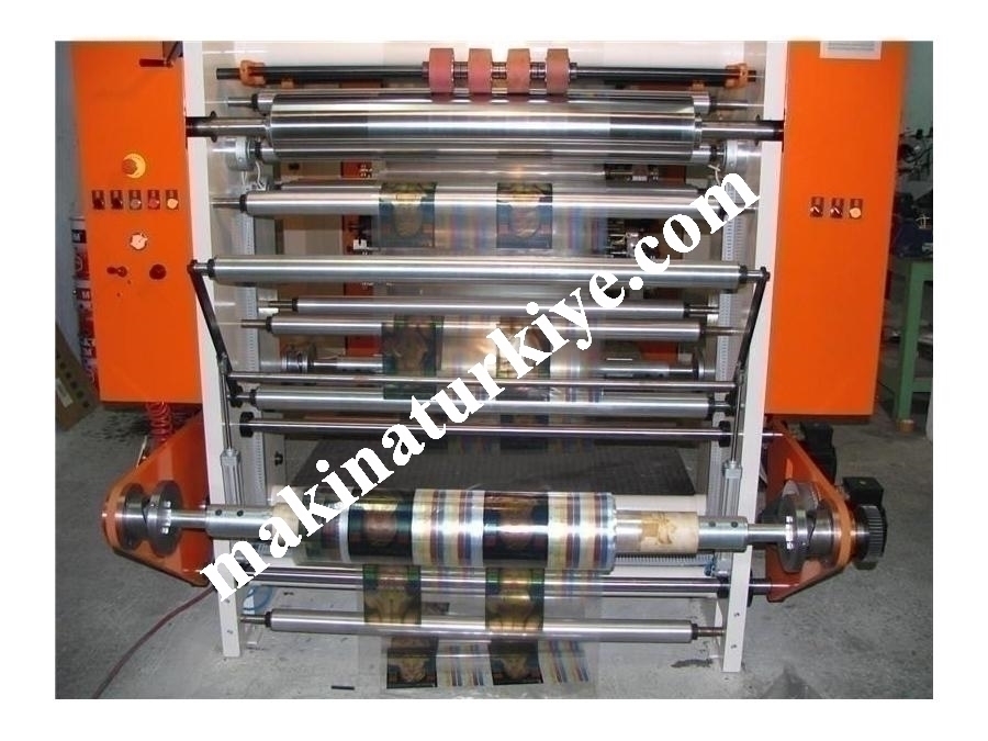 4 Renk Stack Sistem Flexo Baskı Makinası AC 4110