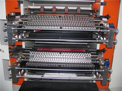 4 Renk Stack Sistem Flexo Baskı Makinası AC 4110 - 4