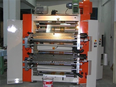 4 Renk Stack Sistem Flexo Baskı Makinası AC 4110 - 6