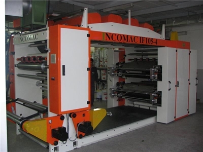 4 Renk Stack Sistem Flexo Baskı Makinası AC 4110 - 8
