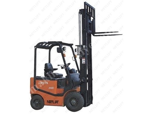 Akülü 4 Tekerlekli Forklift 1.6 Ton / Netlift Nl-Fe4f16ac