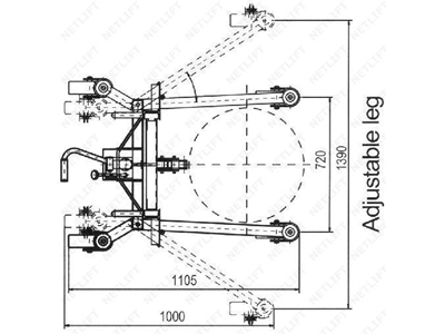 Ergonomik Varil Taşıyıcı 400 Kg / Netlift Nl-Dt 400 - 3