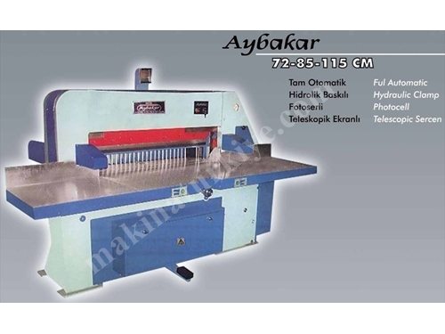 Otomatik Kesim Makinası ( 72 Cm ) Aybakar T- 72 cm