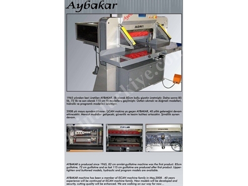 Otomatik Kesim Makinası ( 115 Cm ) Aybakar T-115 cm