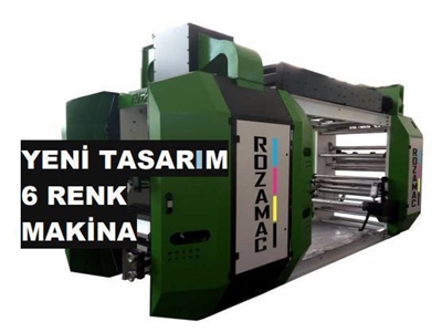 6 Renk Stack Tip Flexo Baskı Makinası  SDR 6110 - 1