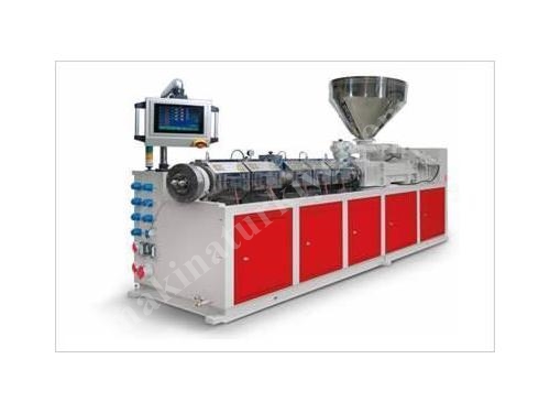 Paralel Çift Vidalı Pvc Boru Ekstruder