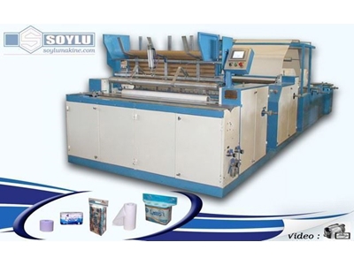 Laminasyonlu Rulo Havlu Makinesi Soylu S-530