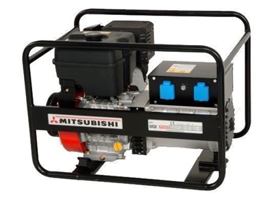 Benzinli  Jeneratör 6.2 Kva / Mitsubishi Mgk 6200 - 0