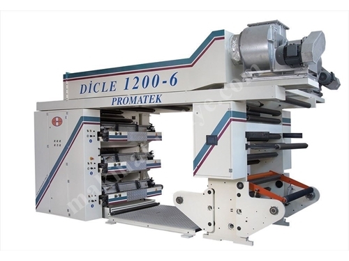 Stack Tip Flexo Baskı Makinesi / Promatek Dicle 1200 - 6