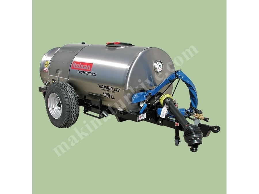 1000 Lt Paslanmaz Çelik Çekilir Tip Turbo Atomizer