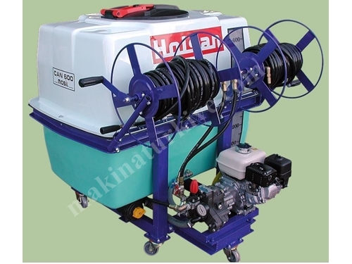 600 Litre Asılır Tip (Benzin Motorlu) Bahçe Pülverizatörü Holsan Can 600 Mobil 