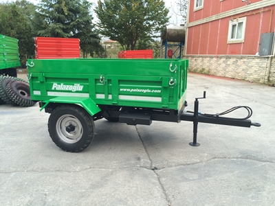 Tek Dingil Damperli Römork 1 Ton - Palazoğlu - 0