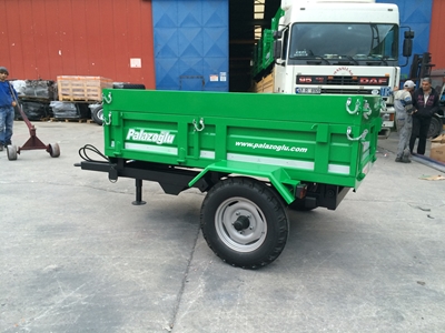Tek Dingil Damperli Römork 1 Ton - Palazoğlu - 3