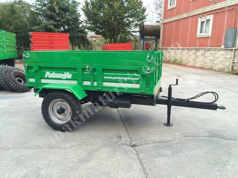 Tek Dingil Damperli Römork 1 Ton - Palazoğlu