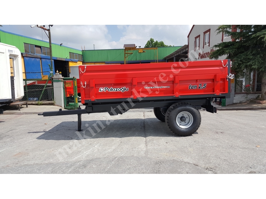 Tek Dingil Damperli Römork 2,5 Ton - Palazoğlu
