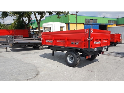 Tek Dingil Damperli Römork 2,5 Ton - Palazoğlu - 3