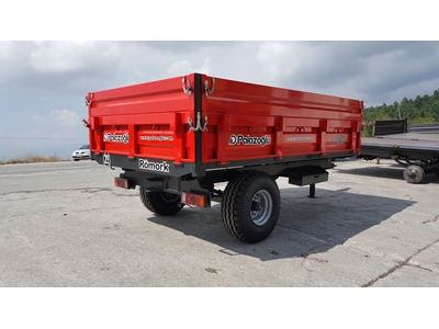 Tek Dingil Damperli Römork 2,5 Ton - Palazoğlu - 4