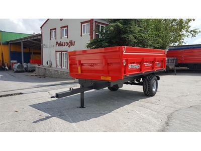 Tek Dingil Damperli Römork 2,5 Ton - Palazoğlu - 0