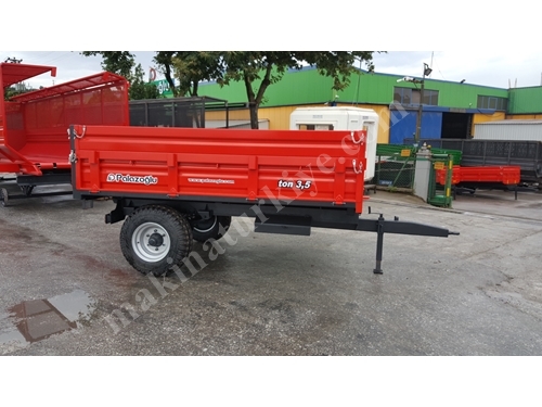 Tek Dingil Damperli Römork 3.5 Ton - Palazoğlu