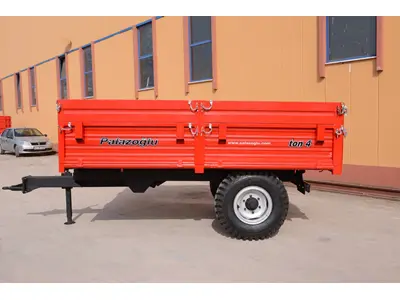 Tek Dingil Damperli Römork 4 Ton - Palazoğlu