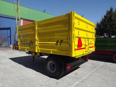 Tek Dingil Damperli Römork 8 Ton - 2