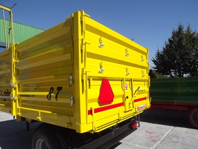Tek Dingil Damperli Römork 8 Ton - 4