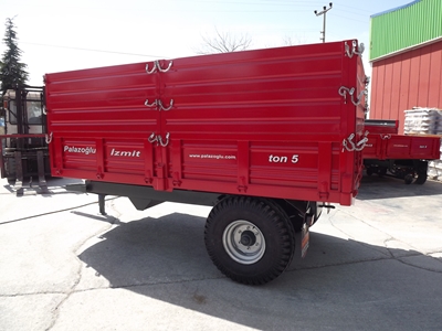 Tek Dingil Damperli Römork 5 Ton - Palazoğlu - 4