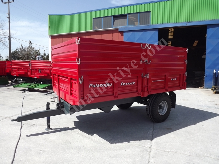 Tek Dingil Damperli Römork 5 Ton - Palazoğlu