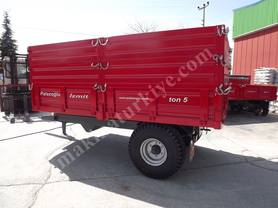Tek Dingil Damperli Römork 5 Ton - Palazoğlu