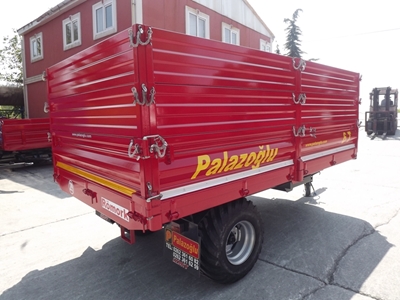 Tek Dingil Damperli Römork 6 Ton - Palazoğlu - 2