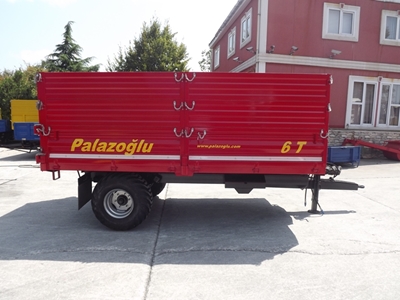 Tek Dingil Damperli Römork 6 Ton - Palazoğlu - 3