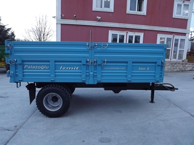 Tek Dingil Çift Lastikli Römork 5 Ton - Palazoğlu - 4