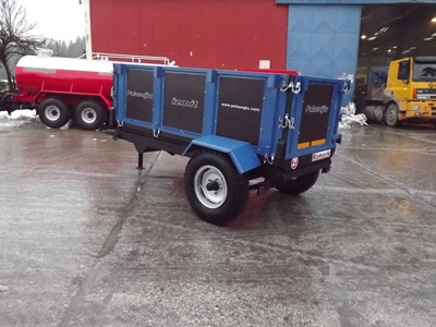 Tek Dingil Damperli Fındık Römorku 2.5 Ton - Palazoğlu - 0