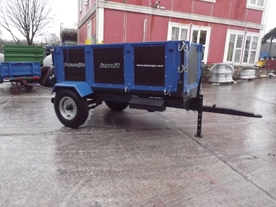 Tek Dingil Damperli Fındık Römorku 2.5 Ton - Palazoğlu - 1