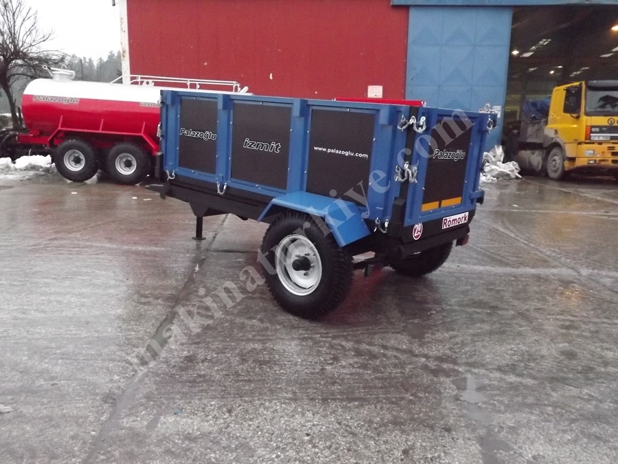 Tek Dingil Damperli Fındık Römorku 2.5 Ton - Palazoğlu
