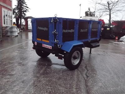 Tek Dingil Damperli Fındık Römorku 2.5 Ton - Palazoğlu - 4