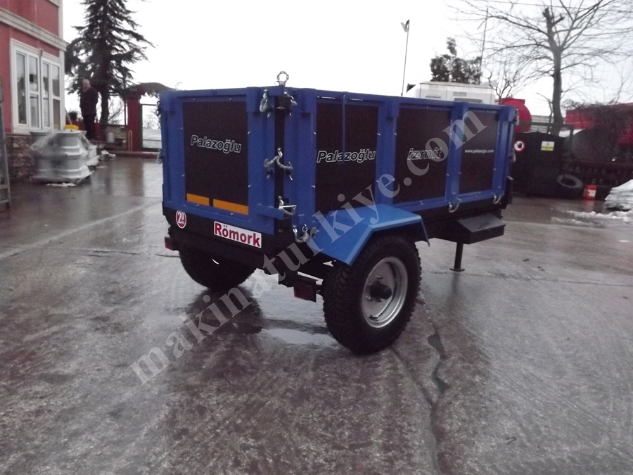 Tek Dingil Damperli Fındık Römorku 2.5 Ton - Palazoğlu